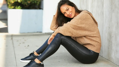 Faux Leather Leggings: The Secret to Accentuating Your Natural Curves