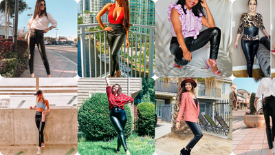 Ways to Style Your Sexy leather Leggings This Season