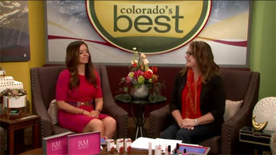 Sofia 24K Gold Leather Shoulder Clutch Featured on FOX31 Colorado's Best!